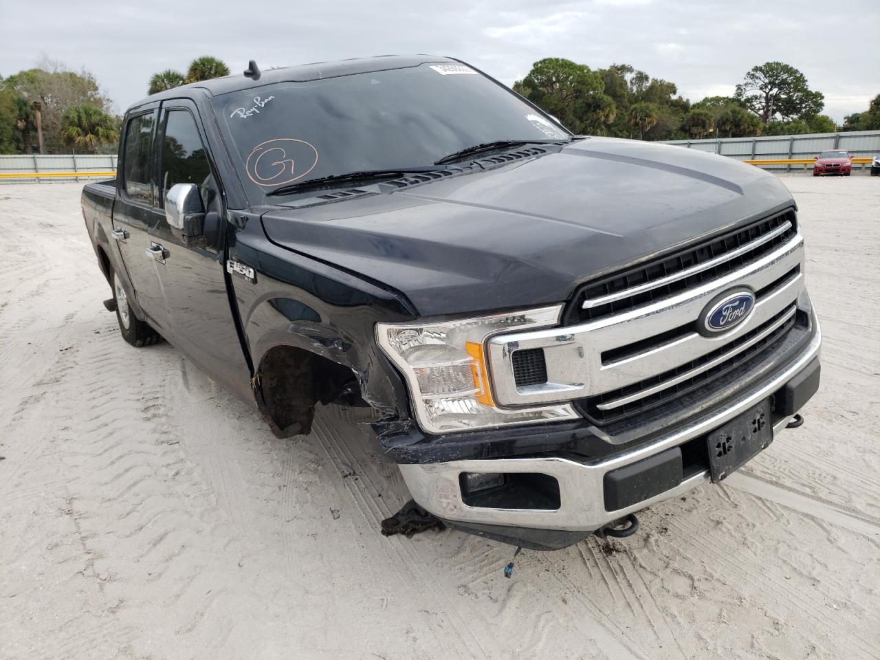 FORD F150 SUPER 2019 with VIN 1FTEW1E49KFC33588 - Photo from auction