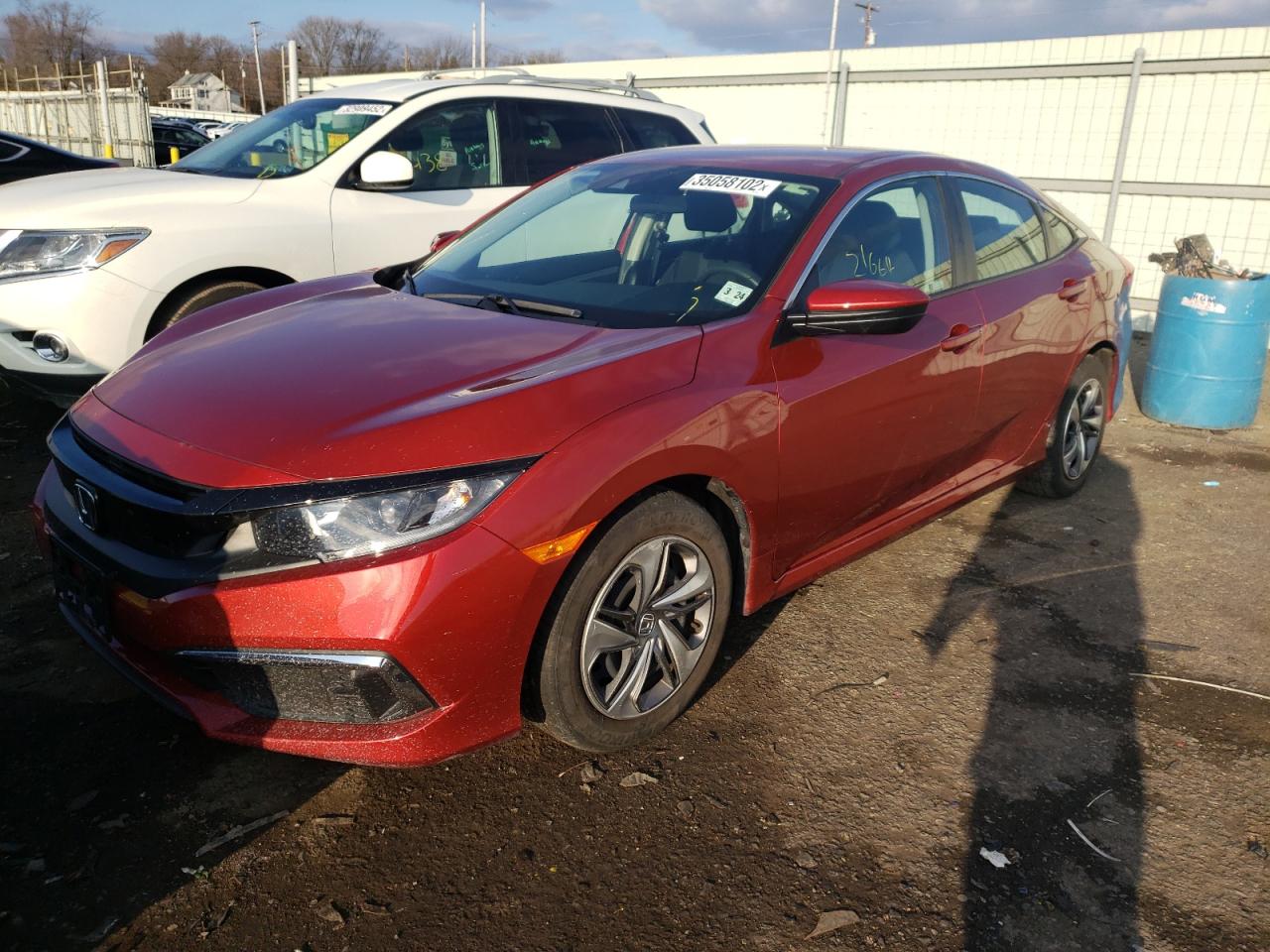 Photo 2 from auction – 2019 HONDA CIVIC LX with VIN 2HGFC2F62KH548462