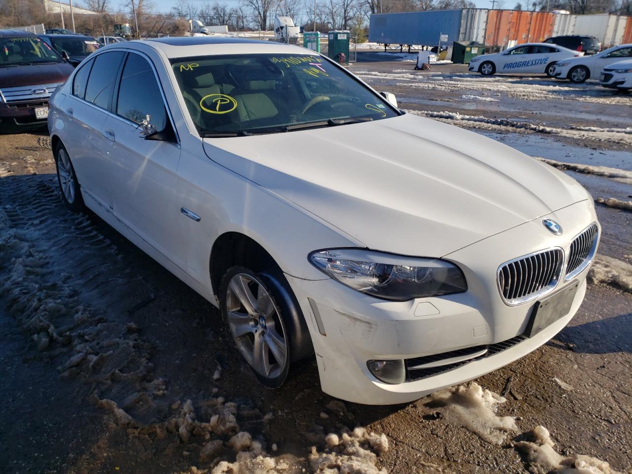 BMW 528 I 2011 with VIN WBAFR1C59BC673347 - Photo from auction