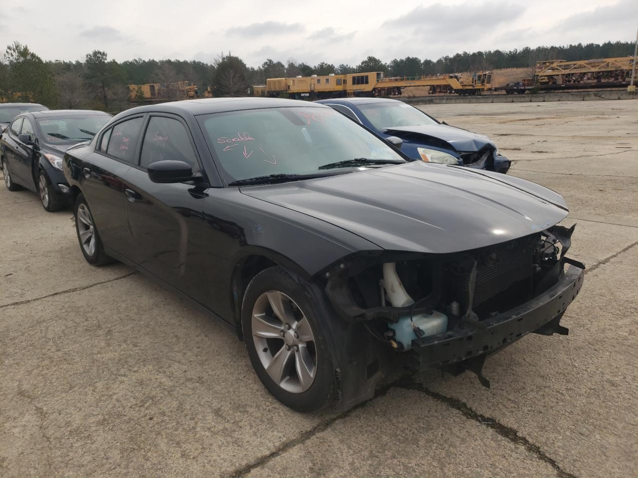 DODGE CHARGER 2015 with VIN 2C3CDXBG4FH907069 - Photo from auction