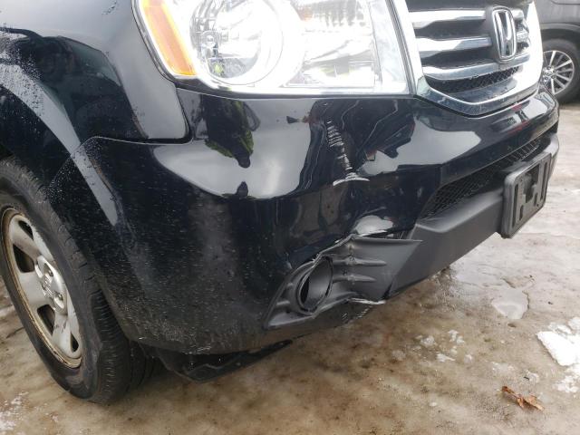 Photo 9 from auction – 2013 HONDA PILOT LX with VIN 5FNYF4H26DB064338