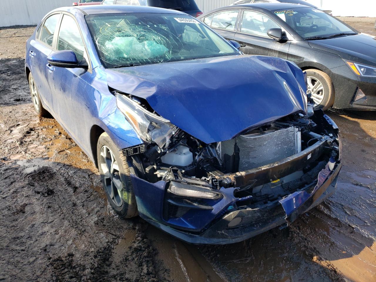 KIA FORTE FE 2021 with VIN 3KPF24AD0ME367720 - Photo from auction