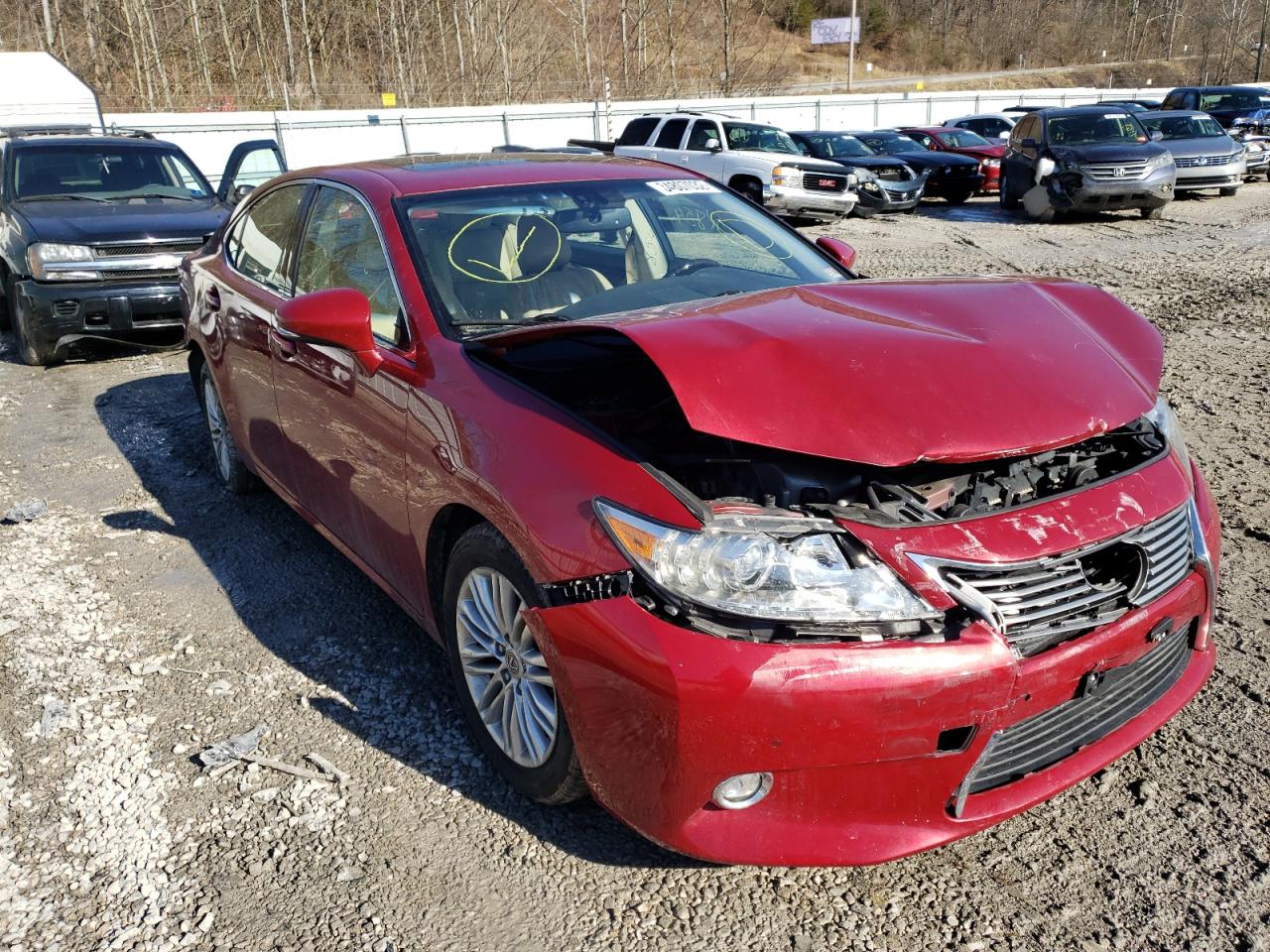 LEXUS ES 350 2015 with VIN JTHBK1GG5F2157630 - Photo from auction
