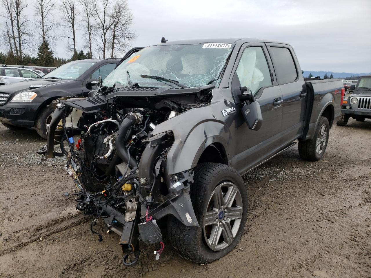 Photo 2 from auction – 2020 FORD F150 SUPER with VIN 1FTEW1E45LFA20042
