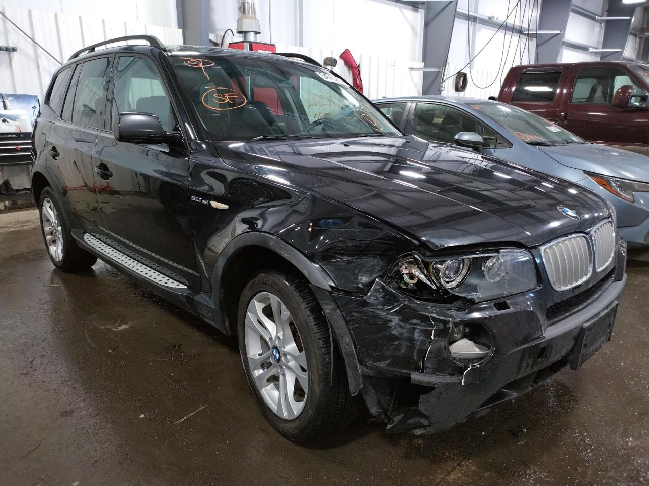 BMW X3 3.0SI 2008 with VIN WBXPC93418WJ19583 - Photo from auction