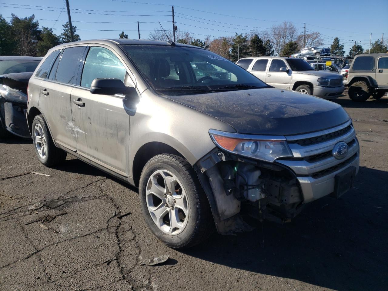 FORD EDGE SEL 2013 with VIN 2FMDK4JC7DBC49911 - Photo from auction