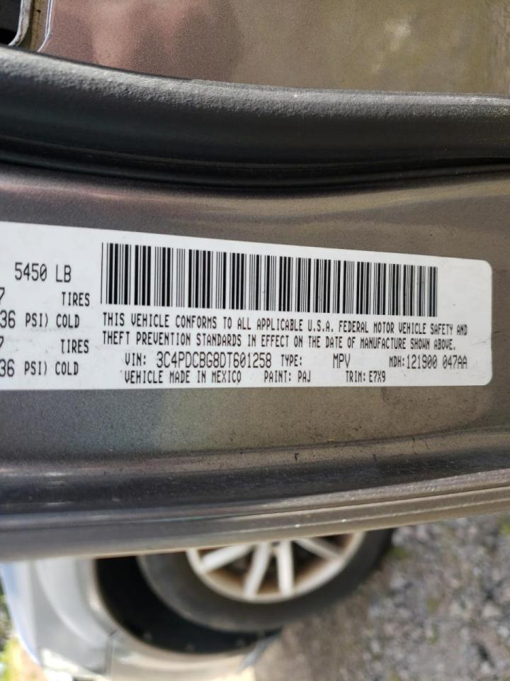 Photo 10 from auction – 2013 DODGE JOURNEY SX with VIN 3C4PDCBG8DT601258