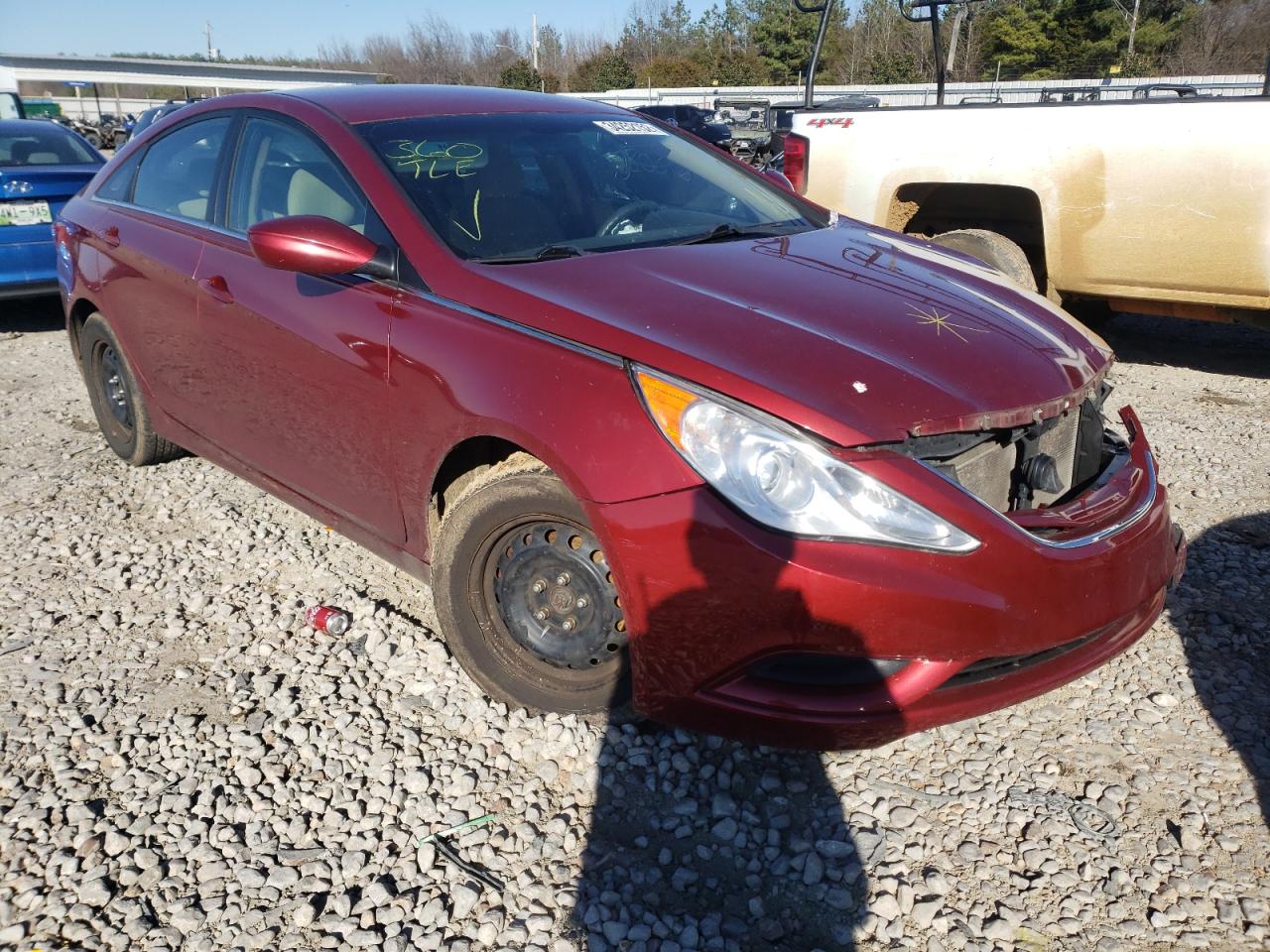 HYUNDAI SONATA GLS 2011 with VIN 5NPEB4AC9BH229508 - Photo from auction