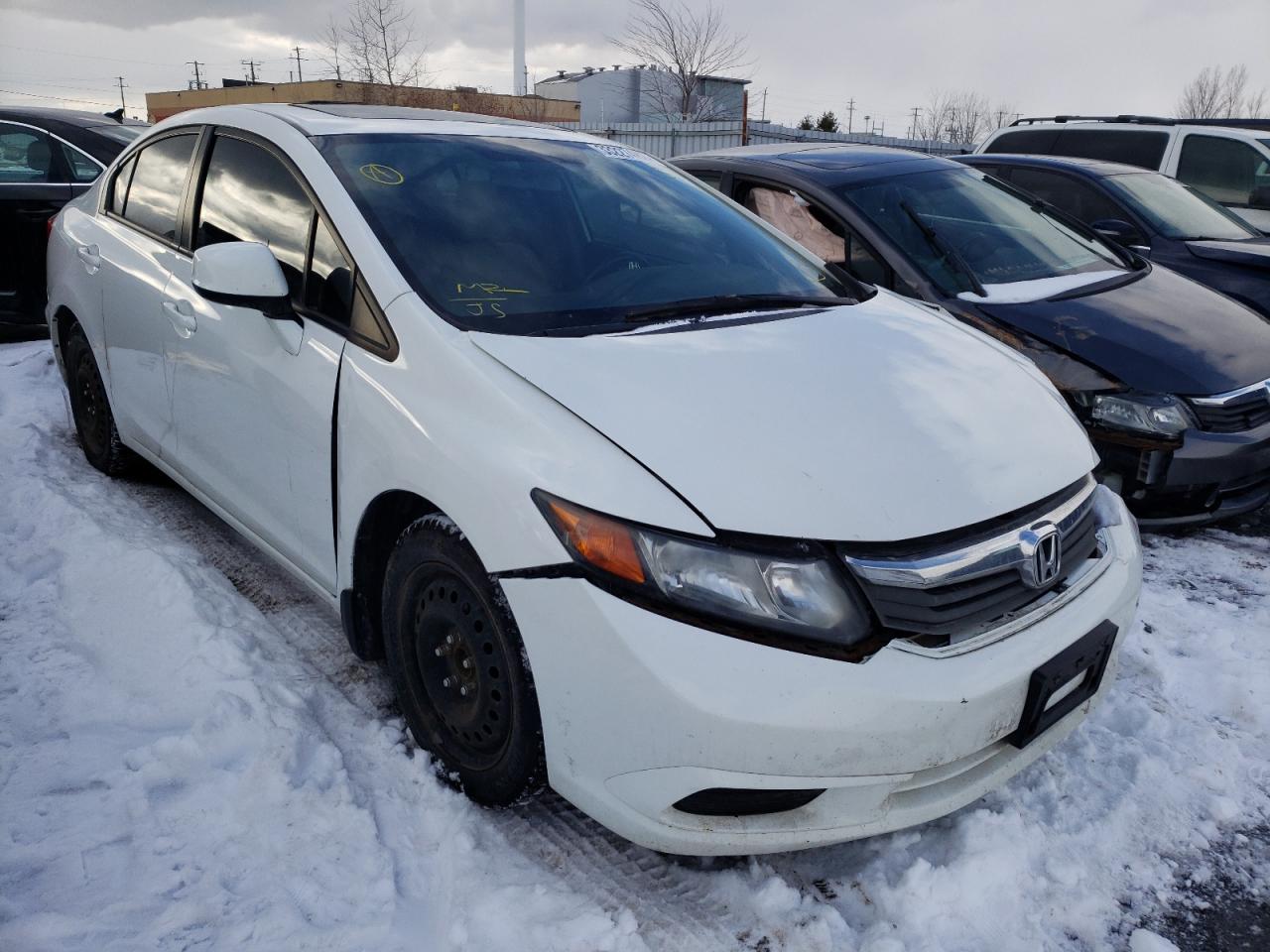 HONDA CIVIC LX 2012 with VIN 2HGFB2E51CH042828 - Photo from auction