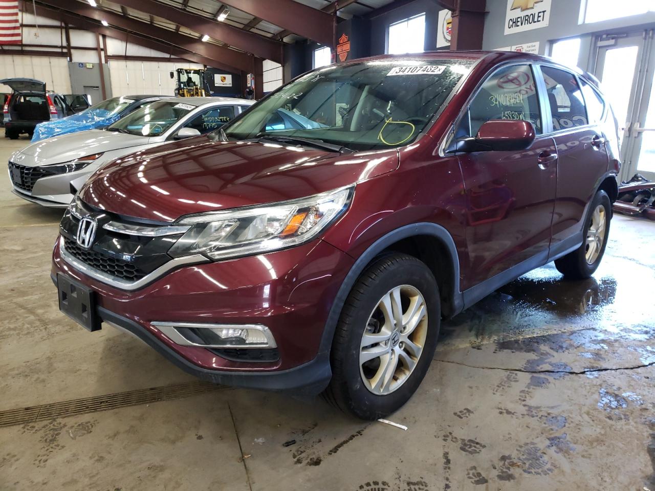Photo 2 from auction – 2016 HONDA CR-V EX with VIN 2HKRM4H50GH720396