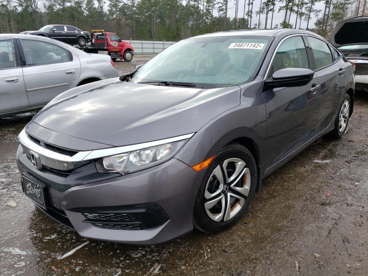 Photo 2 from auction – 2016 HONDA CIVIC LX with VIN 19XFC2F51GE091314