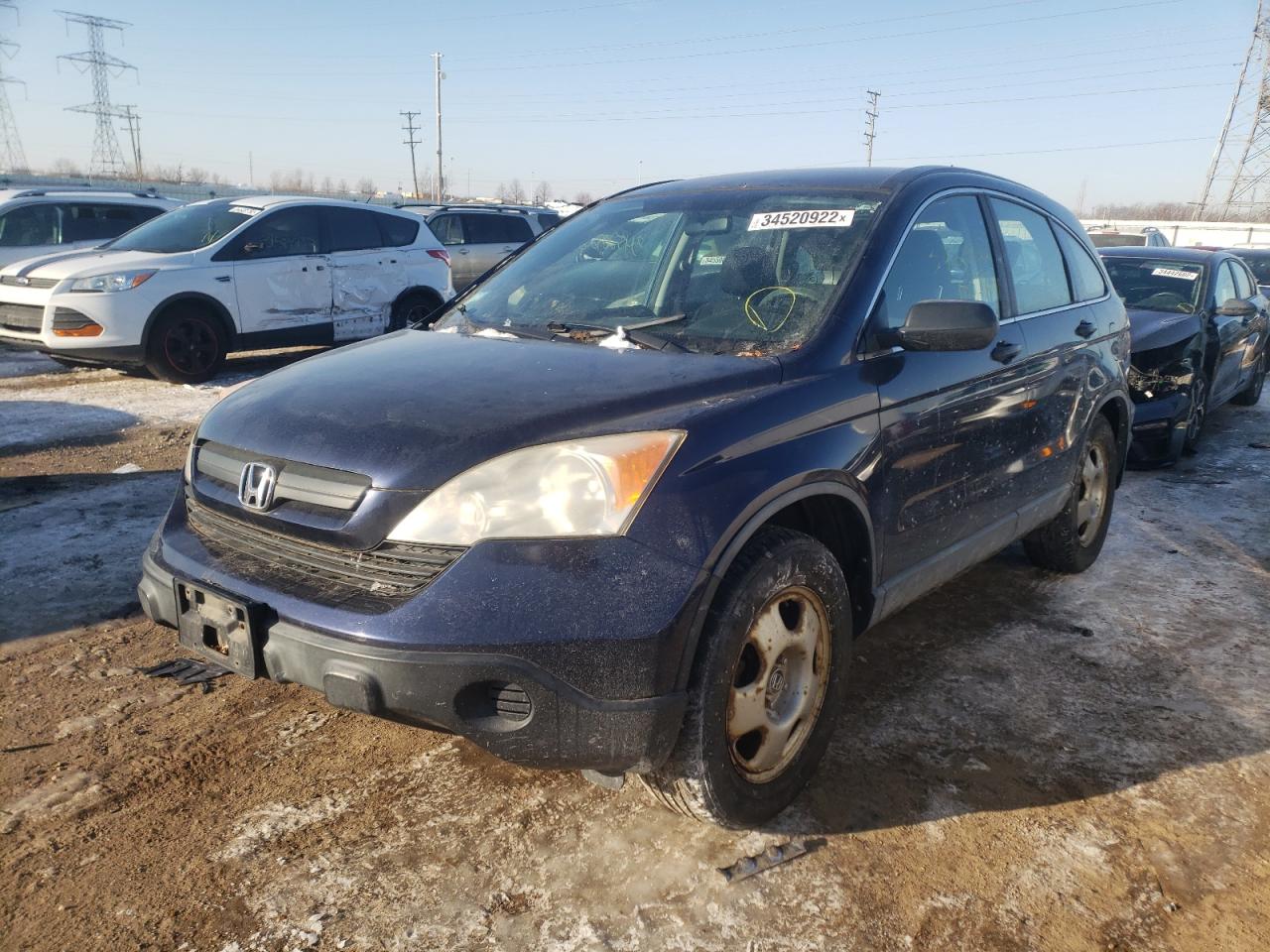 Photo 2 from auction – 2008 HONDA CR-V with VIN JHLRE48308C069752