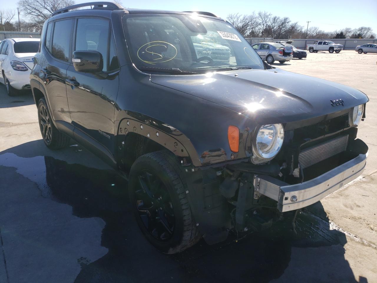 JEEP RENEGADE L 2017 with VIN ZACCJBBB6HPE77493 - Photo from auction