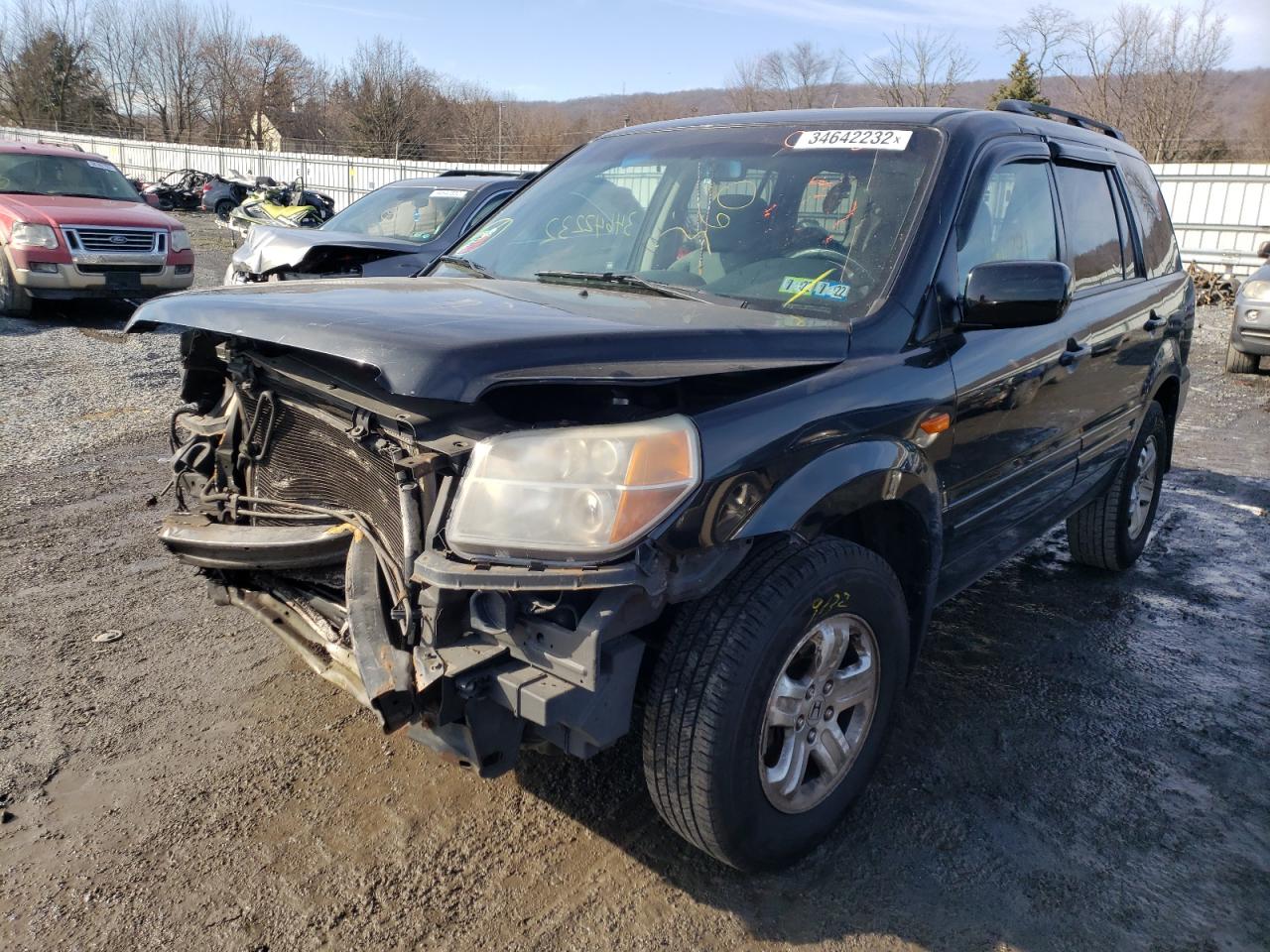 Photo 2 from auction – 2008 HONDA PILOT VP with VIN 5FNYF18288B049344