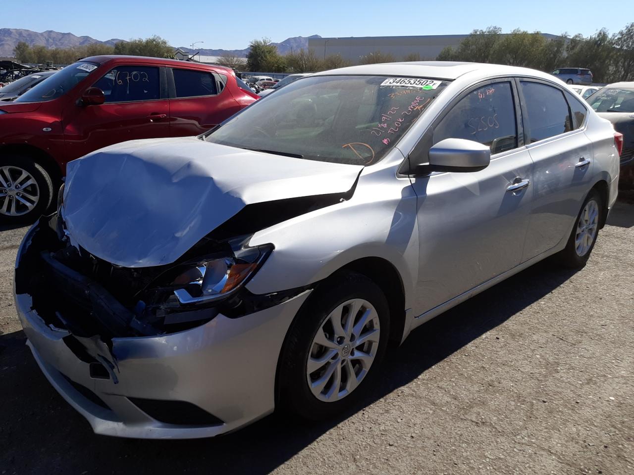 Photo 2 from auction – 2017 NISSAN SENTRA S with VIN 3N1AB7AP8HY339953