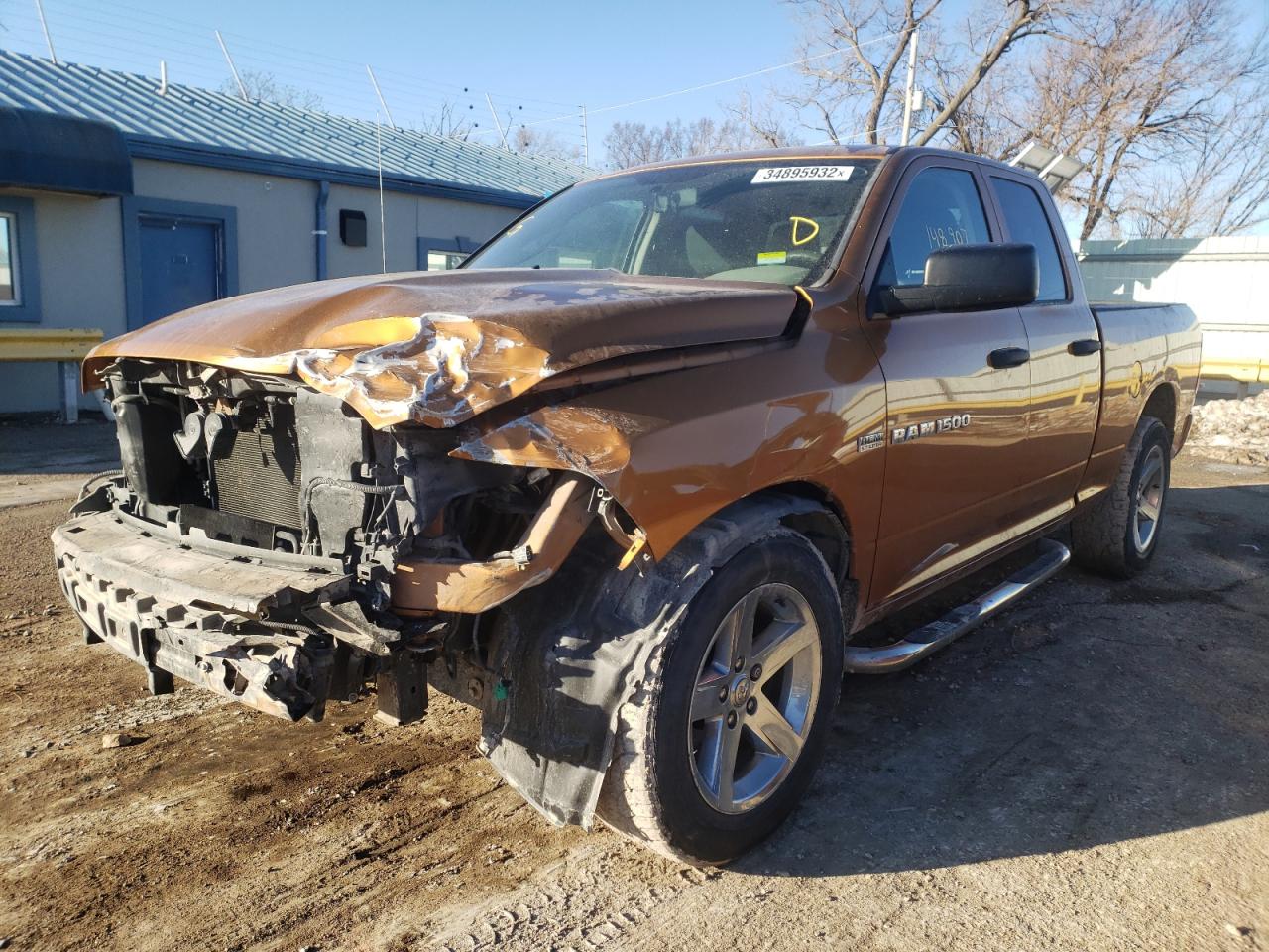Photo 2 from auction – 2012 DODGE RAM 1500 S with VIN 1C6RD6FT7CS323042