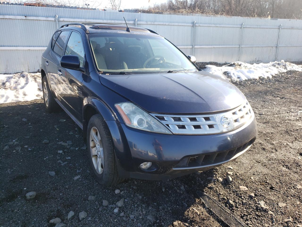 NISSAN MURANO 2005 with VIN JN8AZ08W15W436285 - Photo from auction