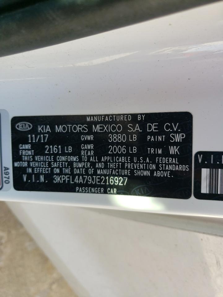 Photo 10 from auction – 2018 KIA FORTE LX with VIN 3KPFL4A79JE216927