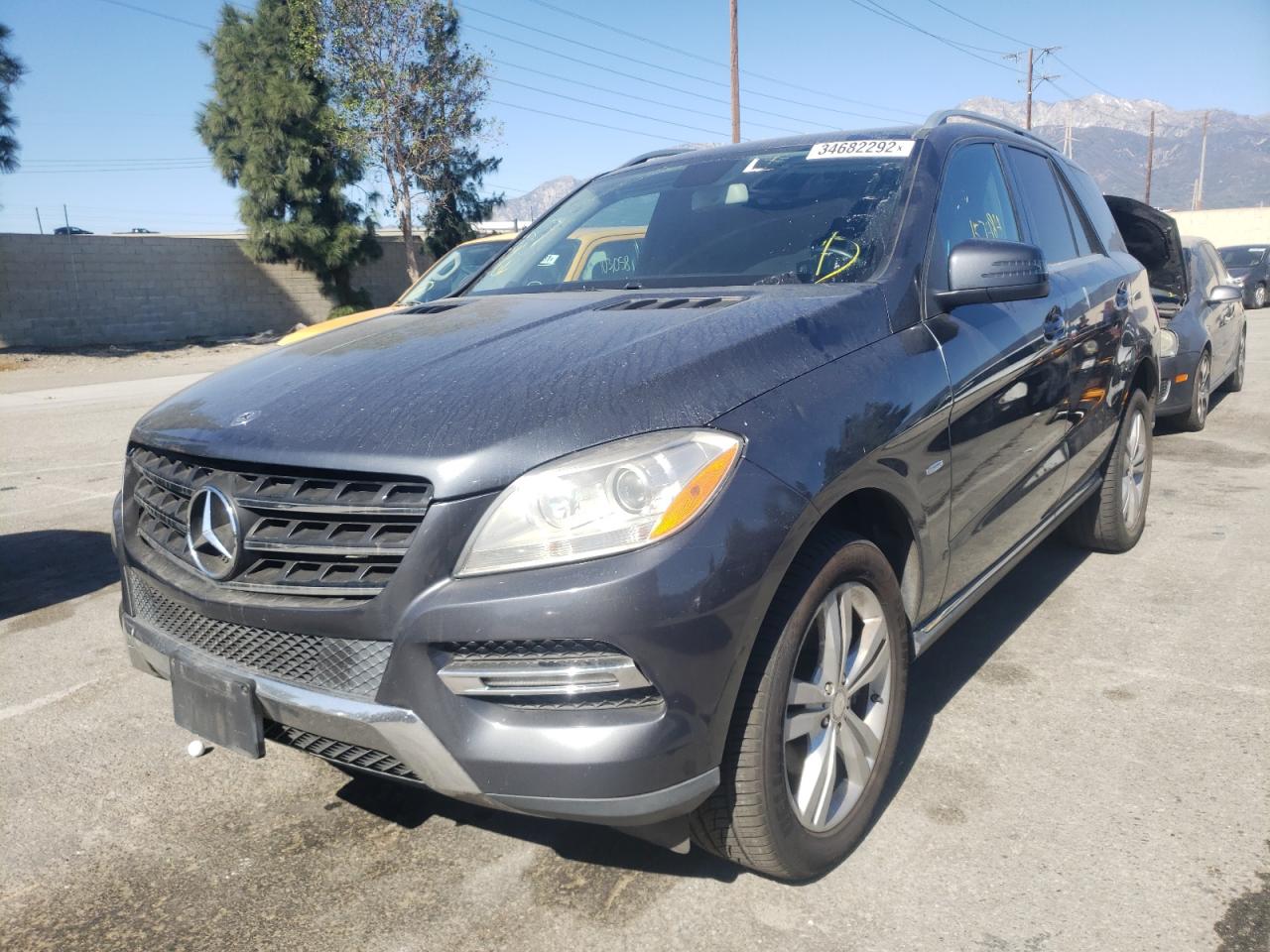 Photo 2 from auction – 2012 MERCEDES-BENZ ML 350 BLU with VIN 4JGDA2EBXCA012915