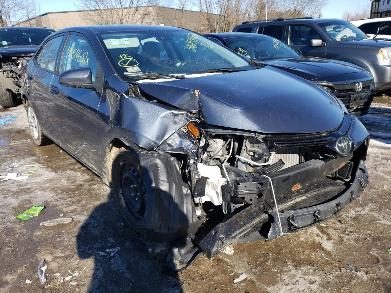 TOYOTA COROLLA L 2017 with VIN 2T1BURHE2HC861313 - Photo from auction