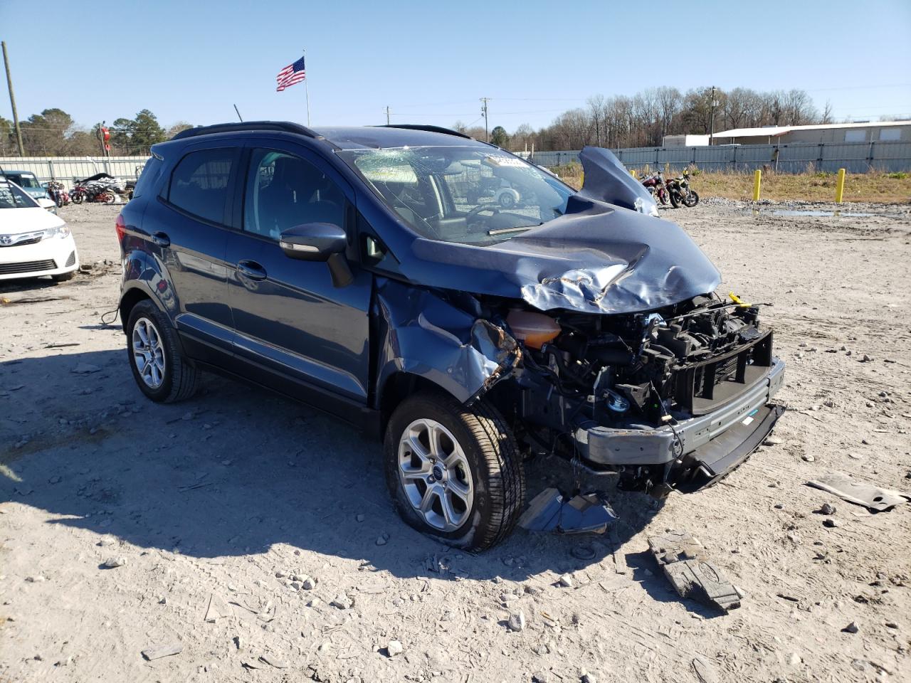 FORD ECOSPORT S 2021 with VIN MAJ3S2GE7MC437430 - Photo from auction