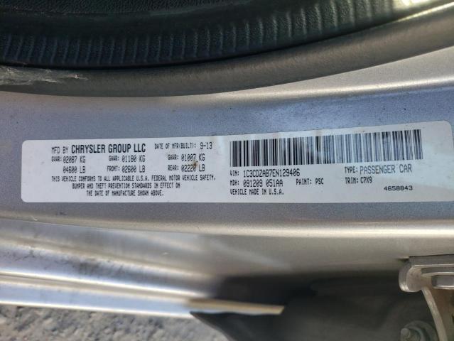 Photo 10 from auction – 2014 DODGE AVENGER SE with VIN 1C3CDZAB7EN129406