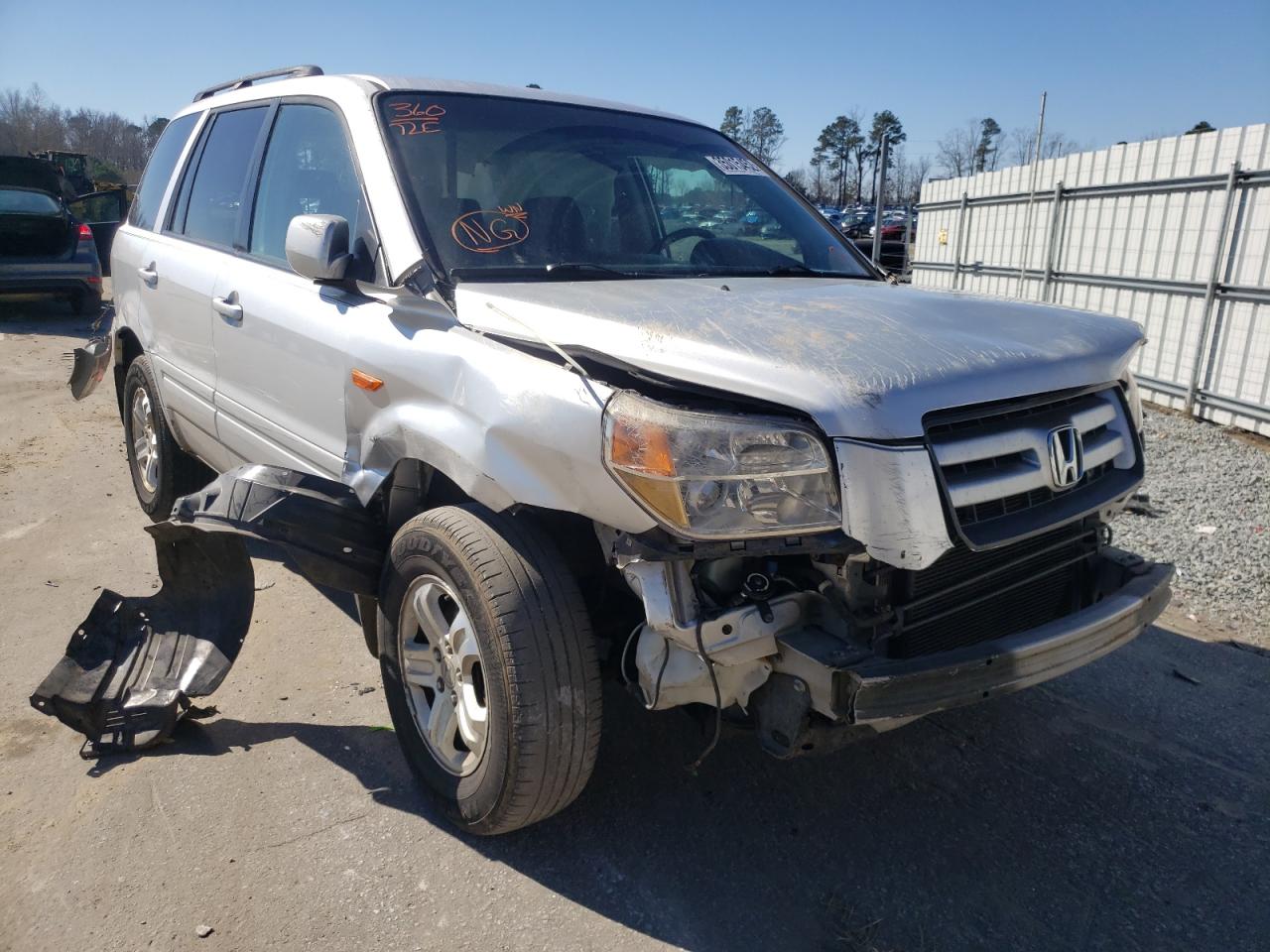 Фото 1 с аукциона – 2008 HONDA PILOT VP с VIN 5FNYF28258B011964