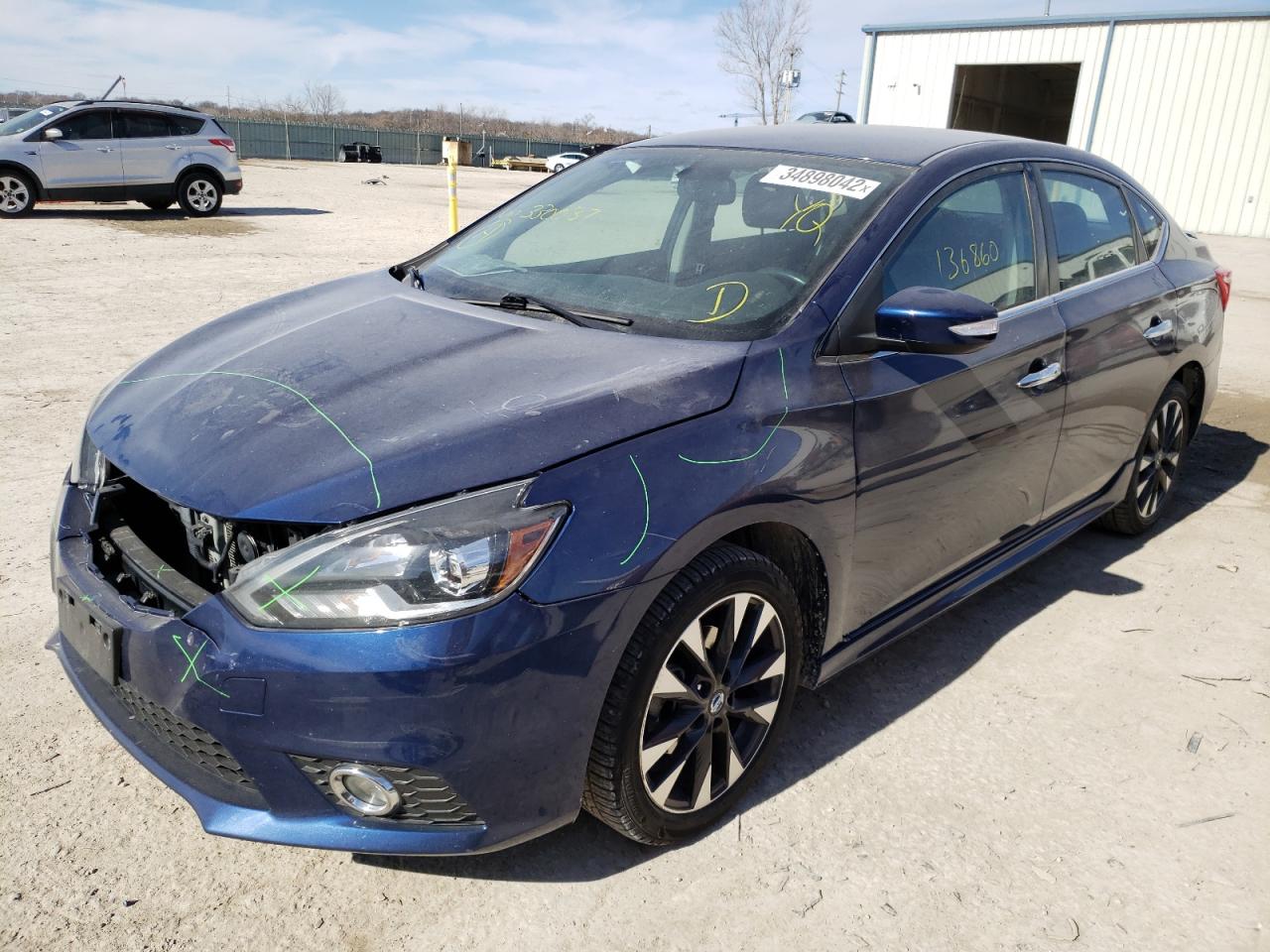 Photo 2 from auction – 2016 NISSAN SENTRA S with VIN 3N1AB7AP8GY330037