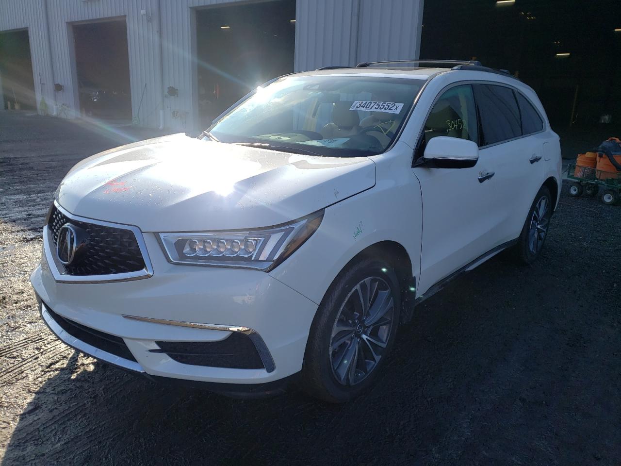 Photo 2 from auction – 2019 ACURA MDX TECHNO with VIN 5J8YD3H54KL005696