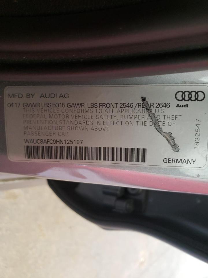 Photo 10 from auction – 2017 AUDI A6 PREMIUM with VIN WAUC8AFC9HN125197