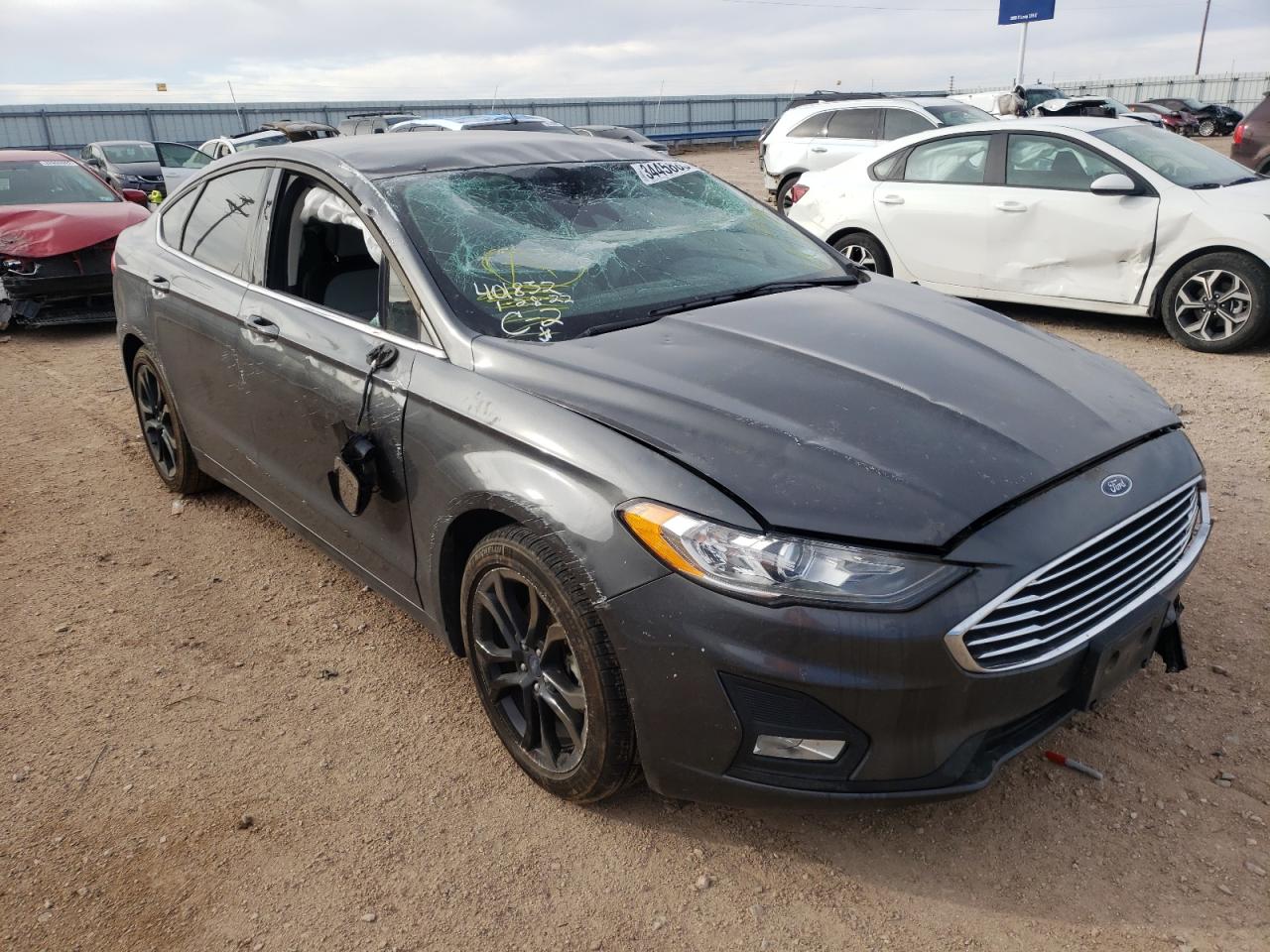 FORD FUSION SE 2020 with VIN 3FA6P0HD6LR167955 - Photo from auction