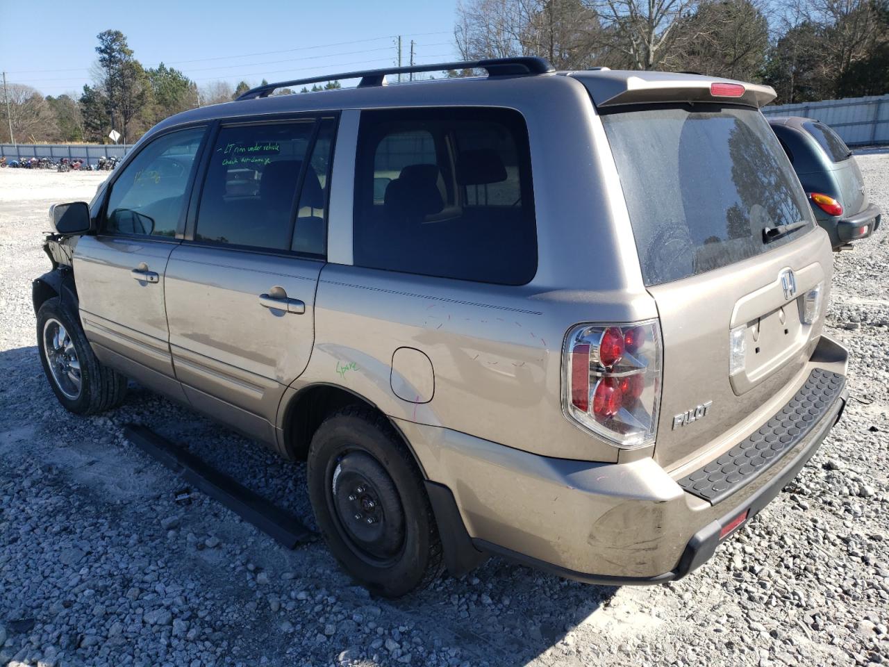 Photo 3 from auction – 2007 HONDA PILOT EXL with VIN 5FNYF28547B043359