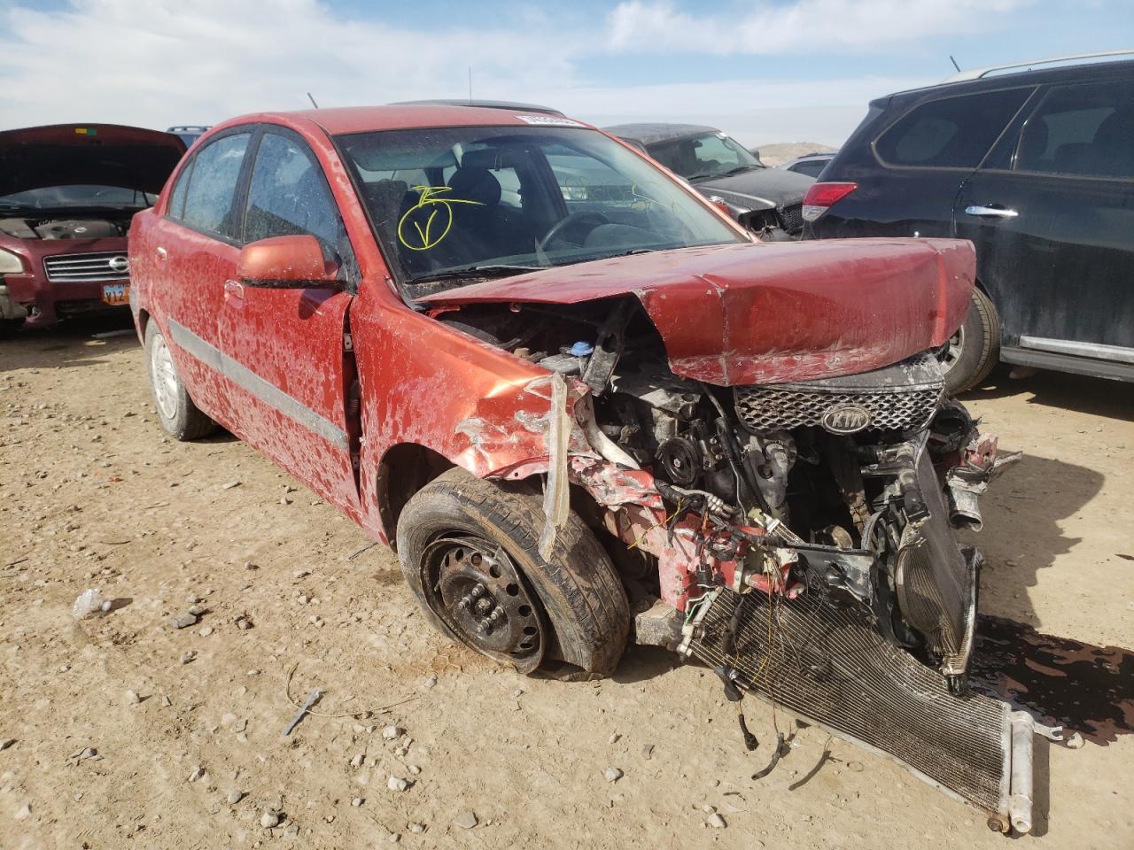KIA RIO 2006 with VIN KNADE123566080141 - Photo from auction