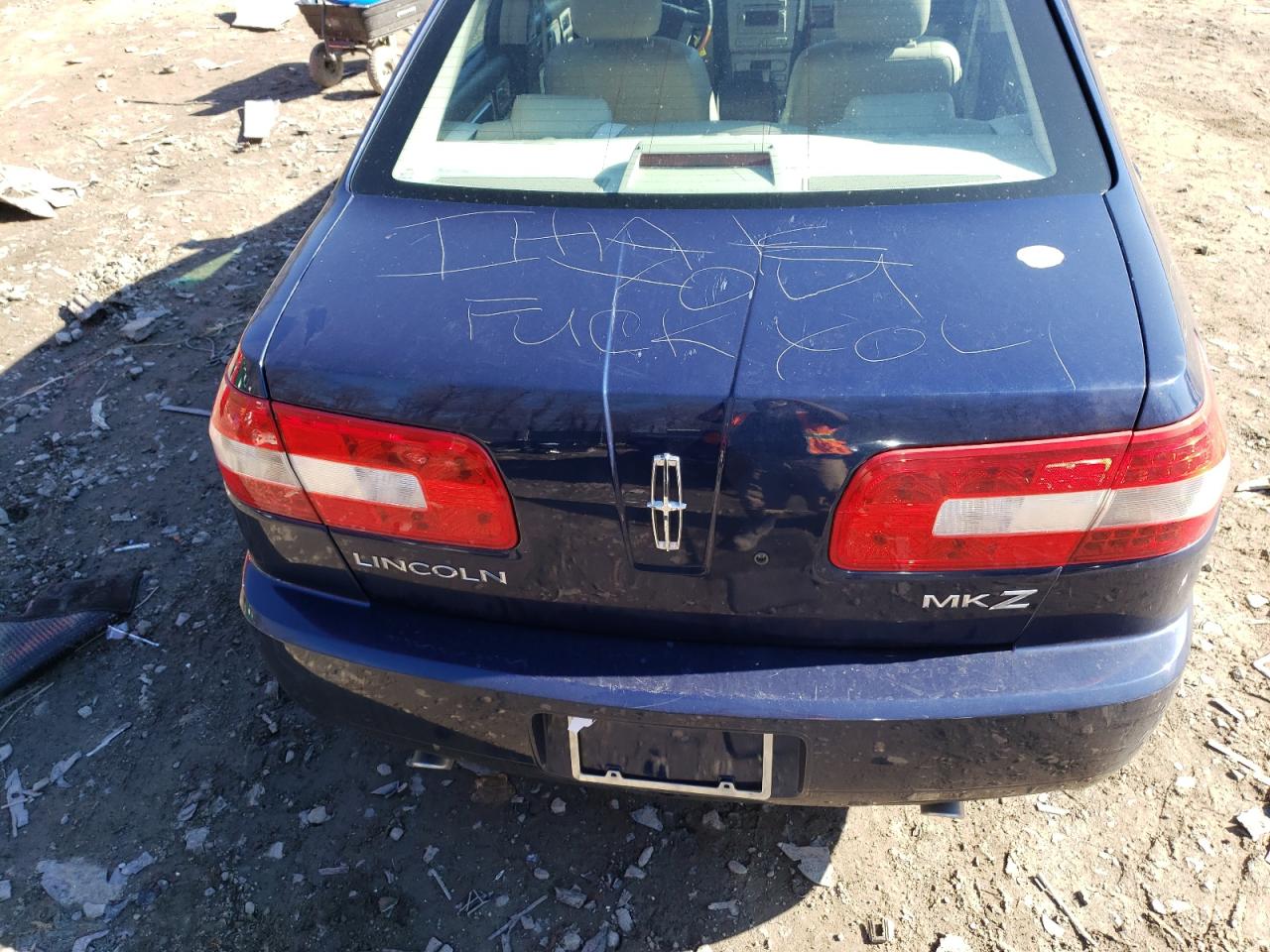 Photo 9 from auction – 2007 LINCOLN MKZ with VIN 3LNHM26T67R633421
