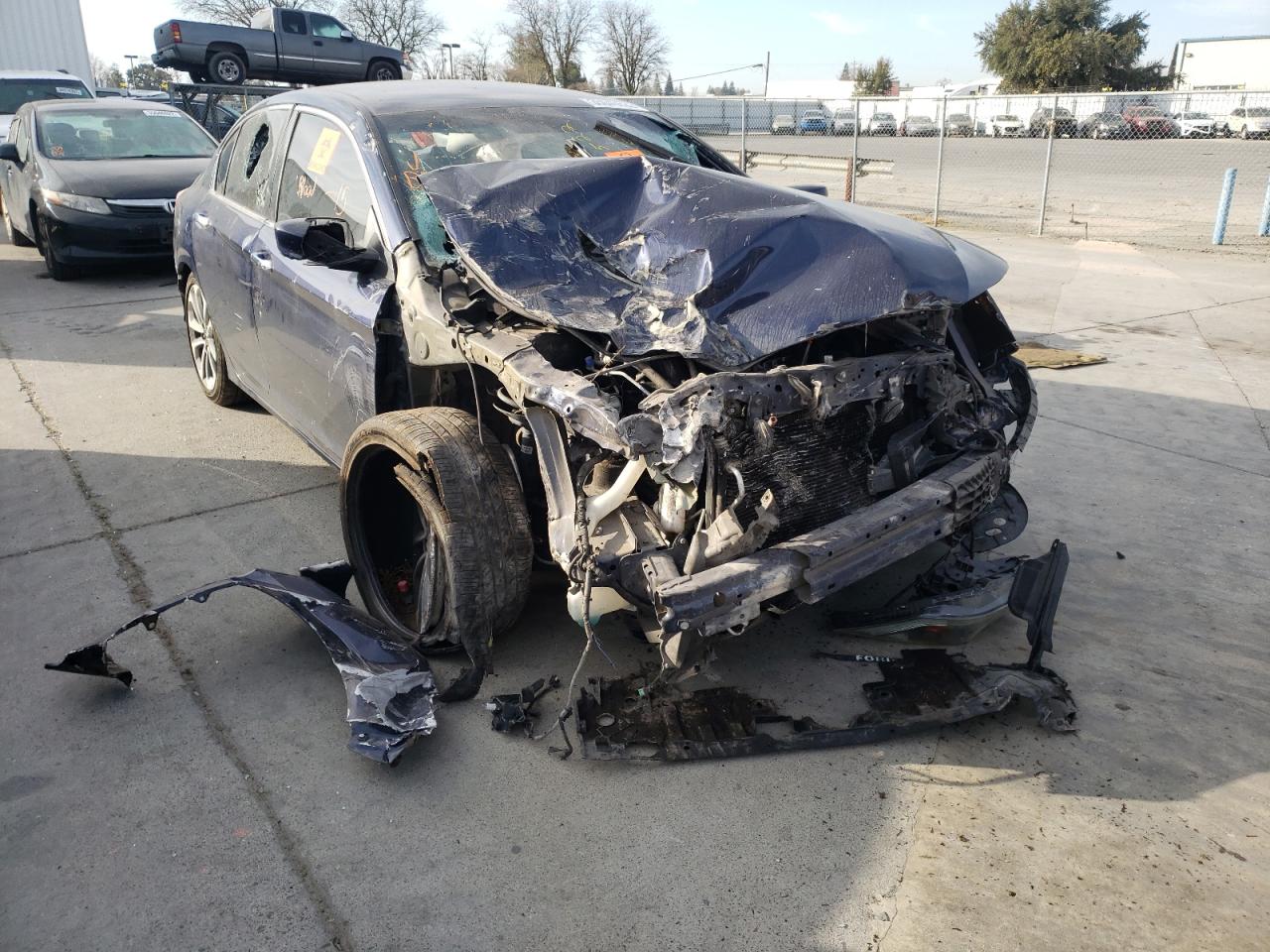 HONDA ACCORD SPO 2015 with VIN 1HGCR2F54FA253571 - Photo from auction