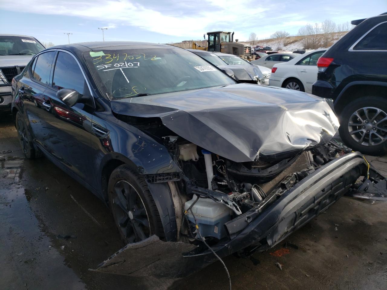 KIA OPTIMA EX 2013 with VIN 5XXGN4A7XDG237540 - Photo from auction