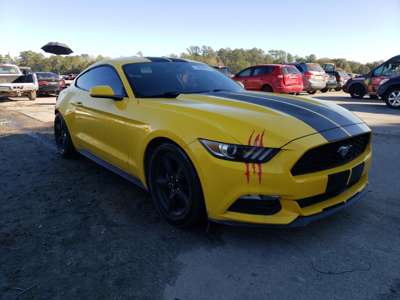 FORD MUSTANG 2015 with VIN 1FA6P8AM7F5347946 - Photo from auction