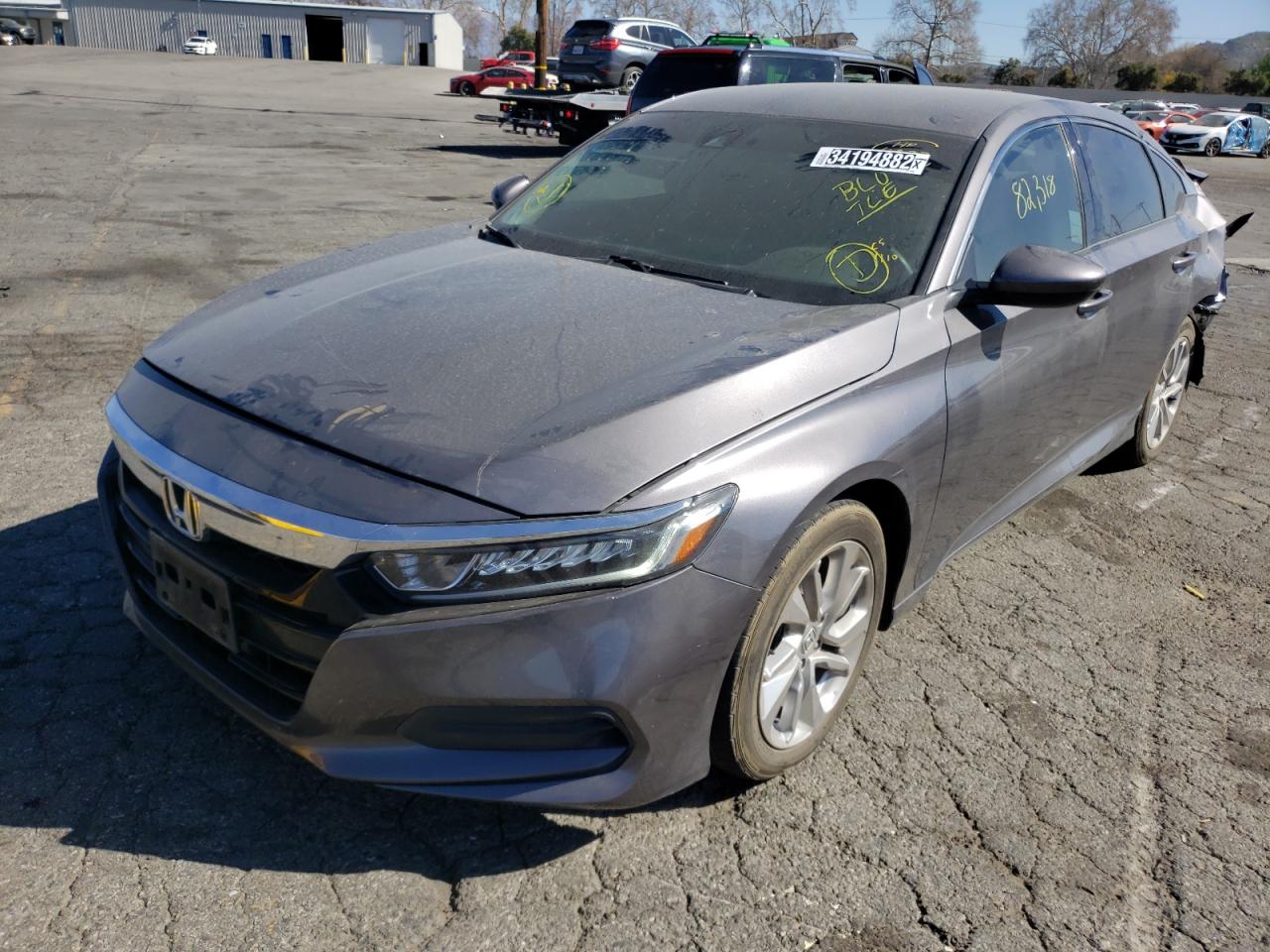 Photo 2 from auction – 2018 HONDA ACCORD LX with VIN 1HGCV1F19JA228564