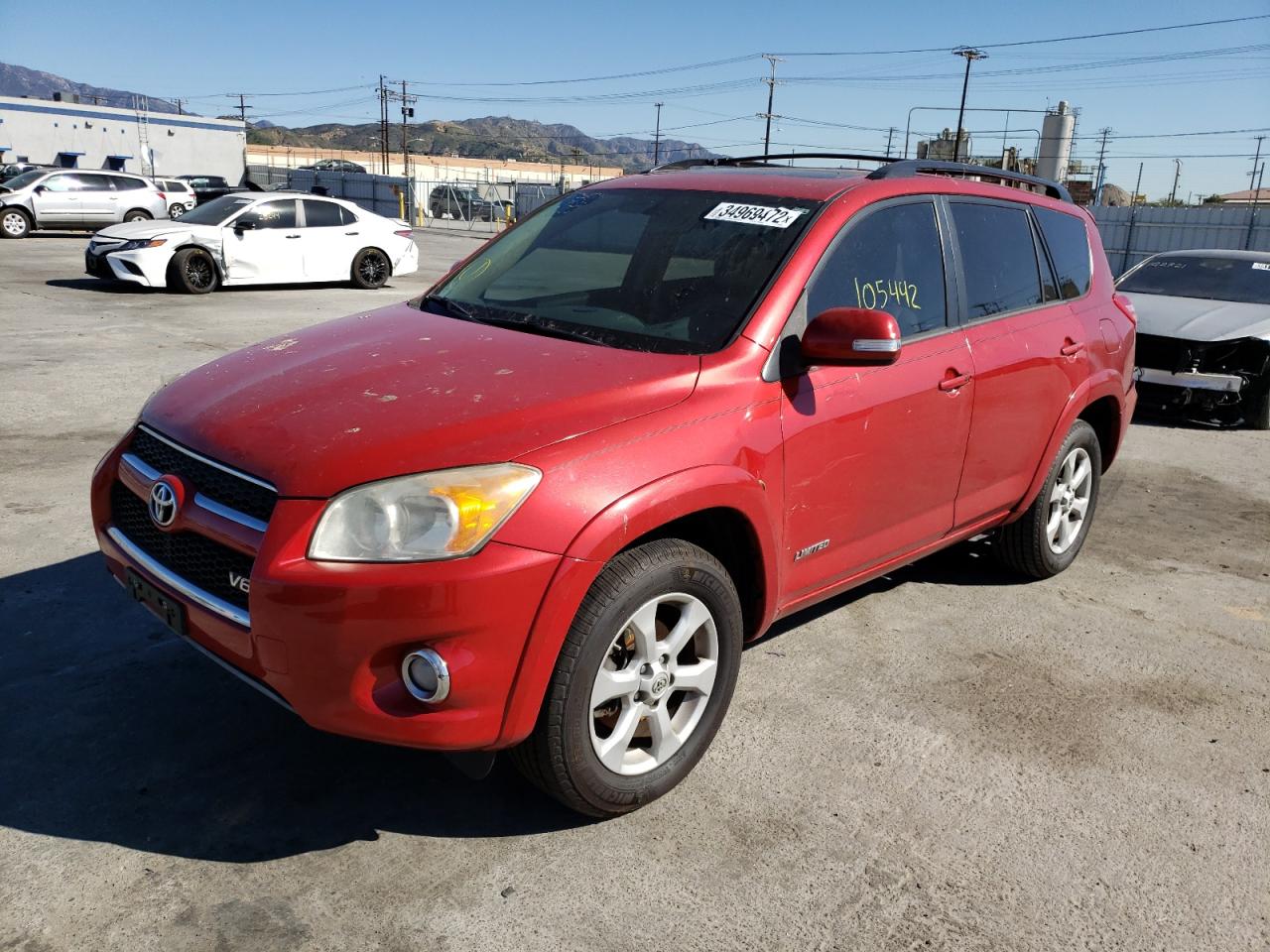 Photo 2 from auction – 2012 TOYOTA RAV4 LIMIT with VIN 2T3YK4DV1CW014662