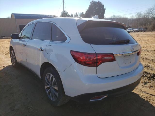 Photo 3 from auction – 2016 ACURA MDX TECHNO with VIN 5FRYD4H46GB056413