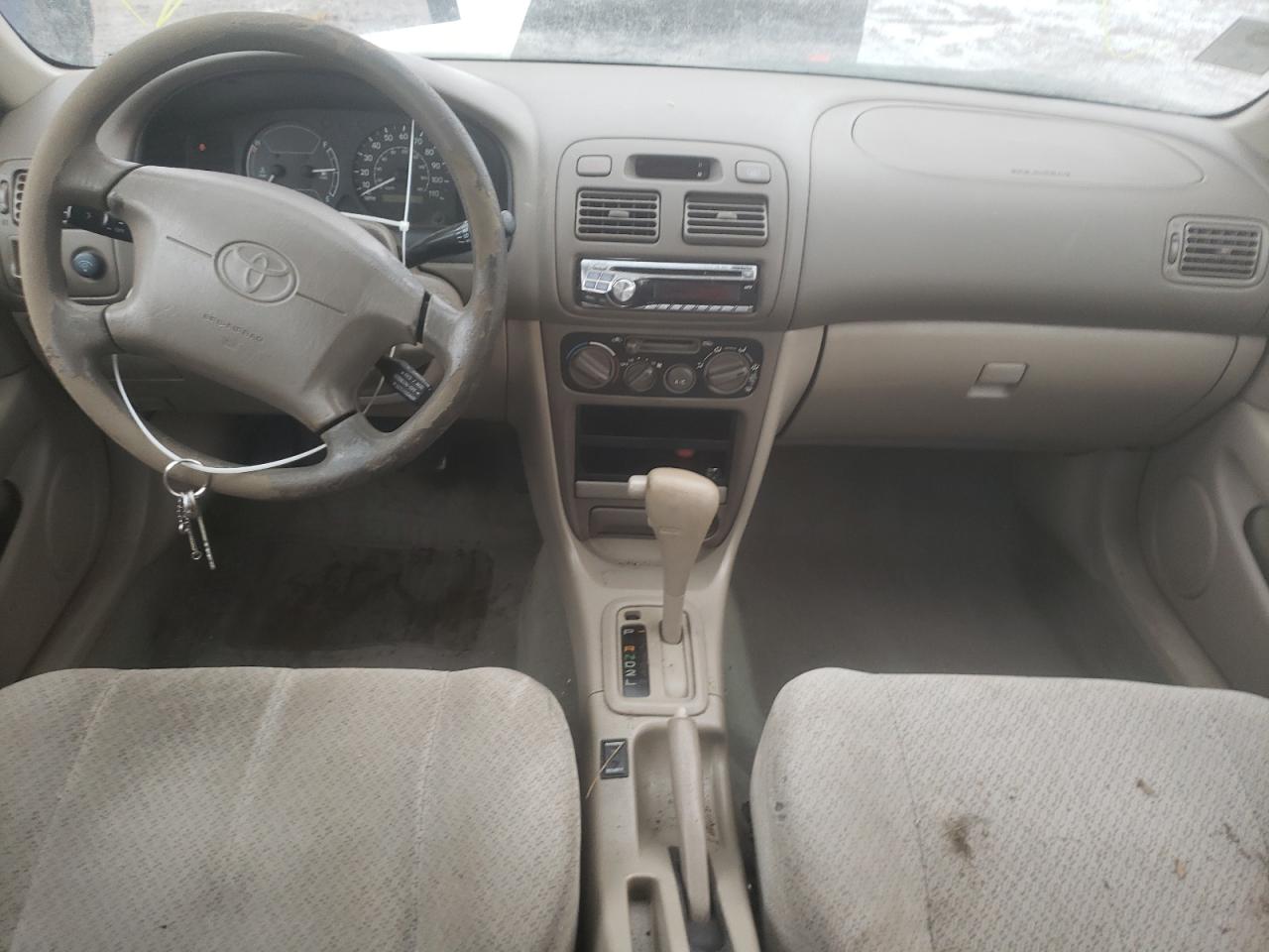 Photo 9 from auction – 2000 TOYOTA COROLLA VE with VIN 1NXBR12E5YZ343870