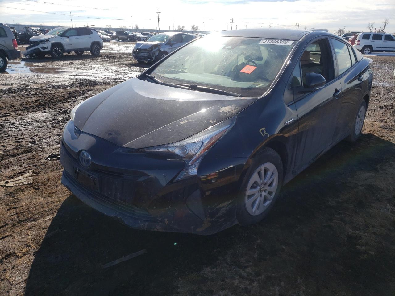 Photo 2 from auction – 2018 TOYOTA PRIUS with VIN JTDKBRFU2J3596410