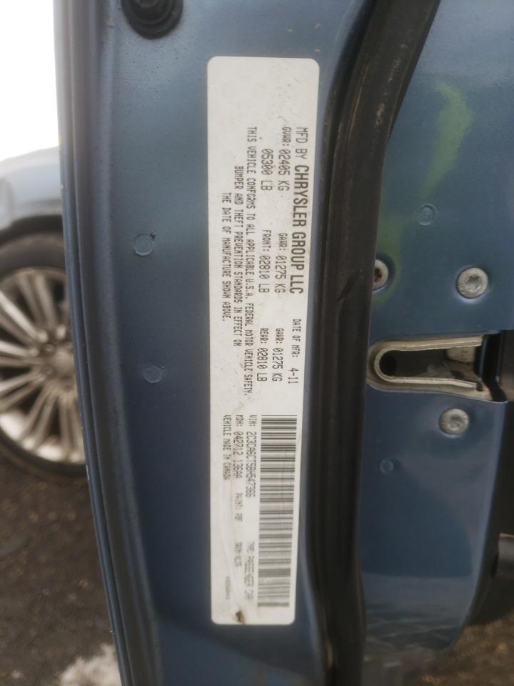 Photo 10 from auction – 2011 CHRYSLER 300C with VIN 2C3CA6CT5BH547366
