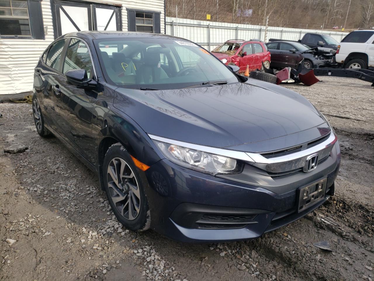 HONDA CIVIC EX 2017 with VIN 19XFC2F75HE014433 - Photo from auction