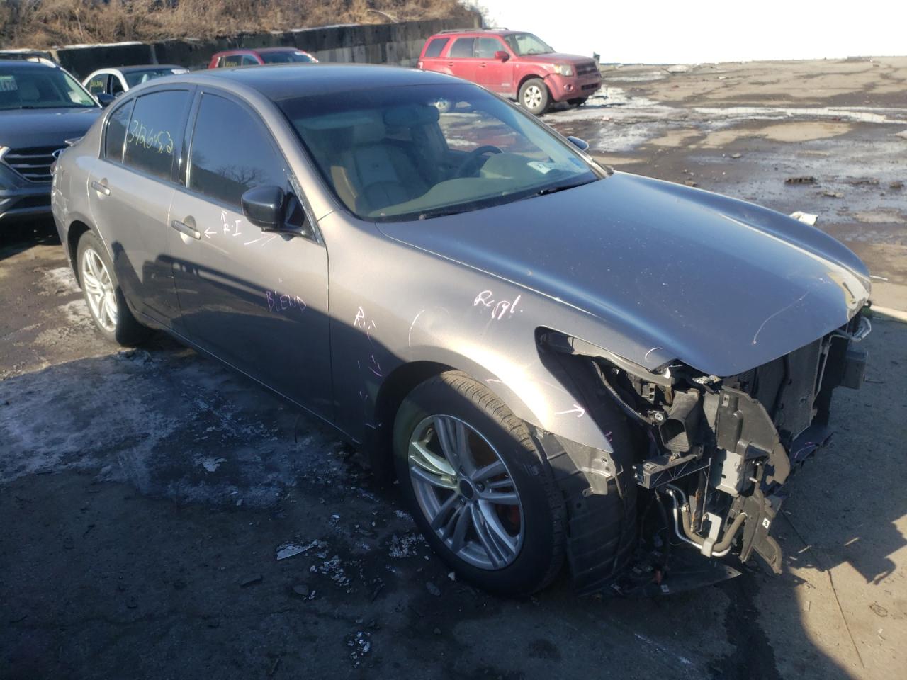 INFINITI G37 2012 with VIN JN1CV6AR5CM680895 - Photo from auction