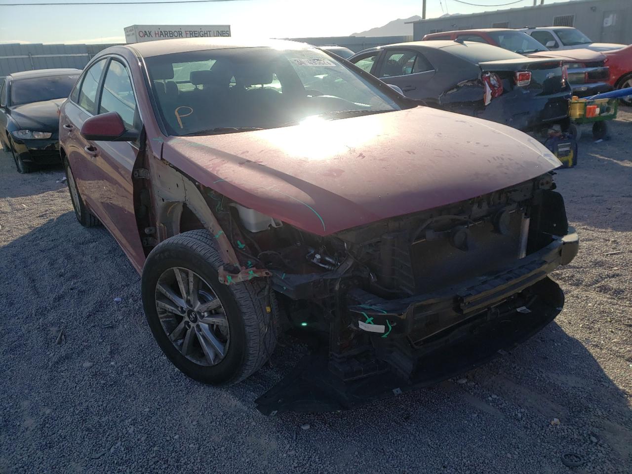 HYUNDAI SONATA SE 2016 with VIN 5NPE24AF7GH344934 - Photo from auction