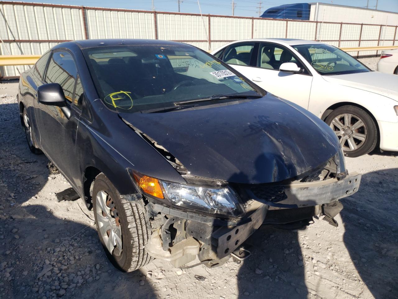 HONDA CIVIC LX 2012 with VIN 2HGFG3B55CH504416 - Photo from auction