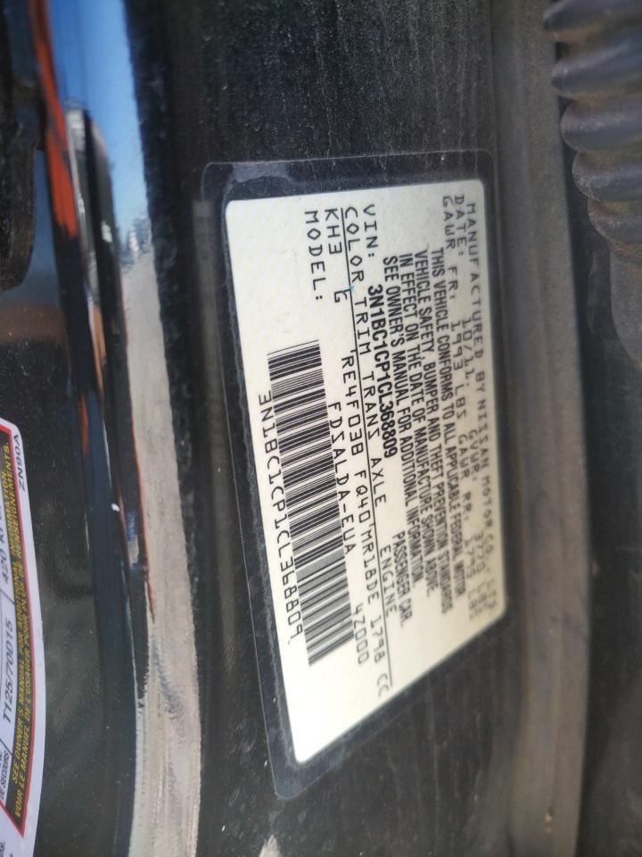 Photo 10 from auction – 2012 NISSAN VERSA S with VIN 3N1BC1CP1CL368809