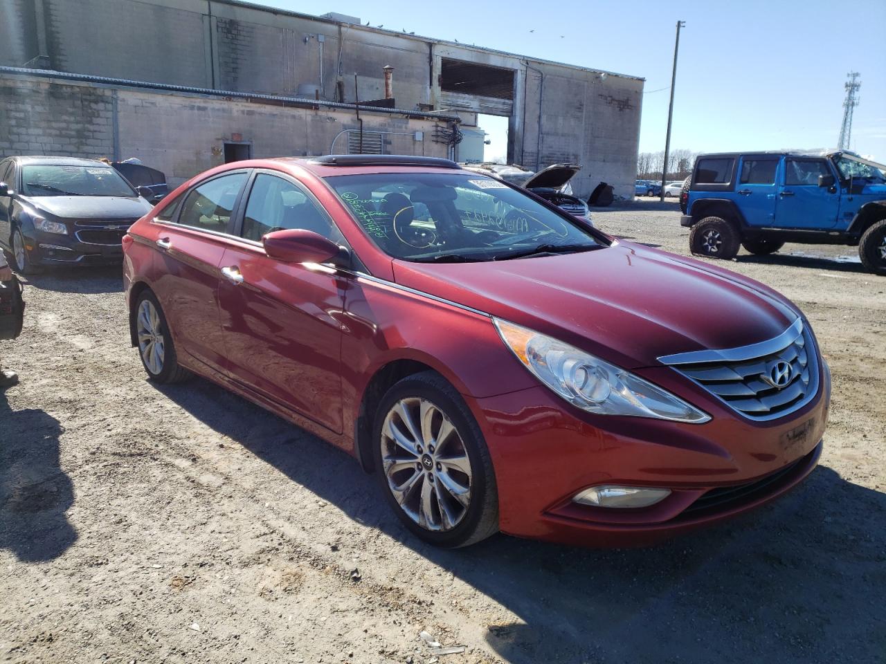 Photo 1 from auction – 2013 HYUNDAI SONATA SE with VIN 5NPEC4ACXDH592030