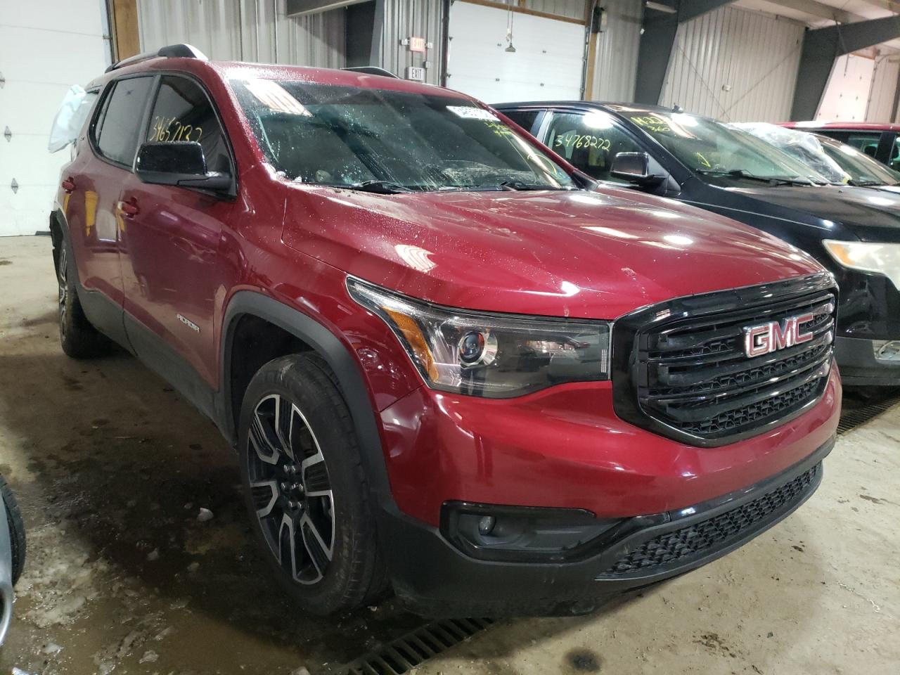GMC ACADIA SLT 2019 with VIN 1GKKNULS0KZ257323 - Photo from auction